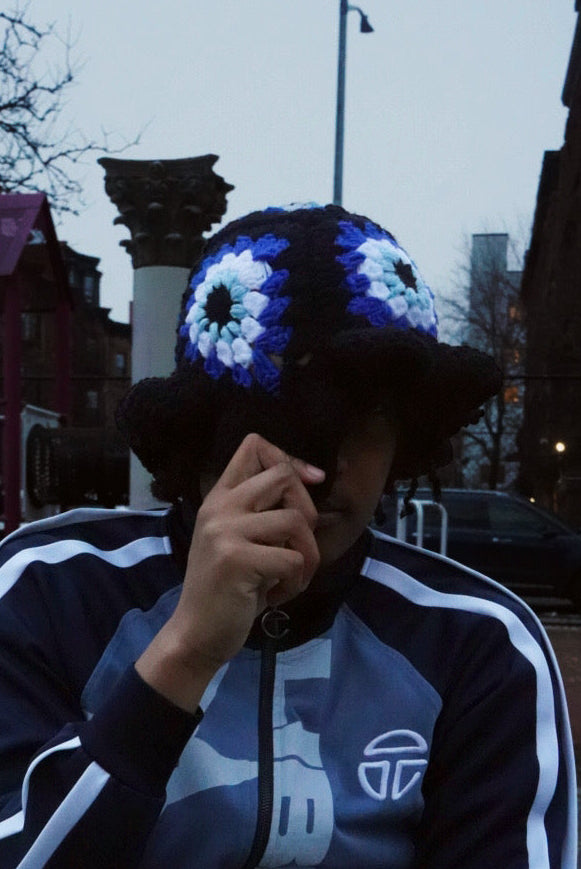 Black Evil Eye Hat