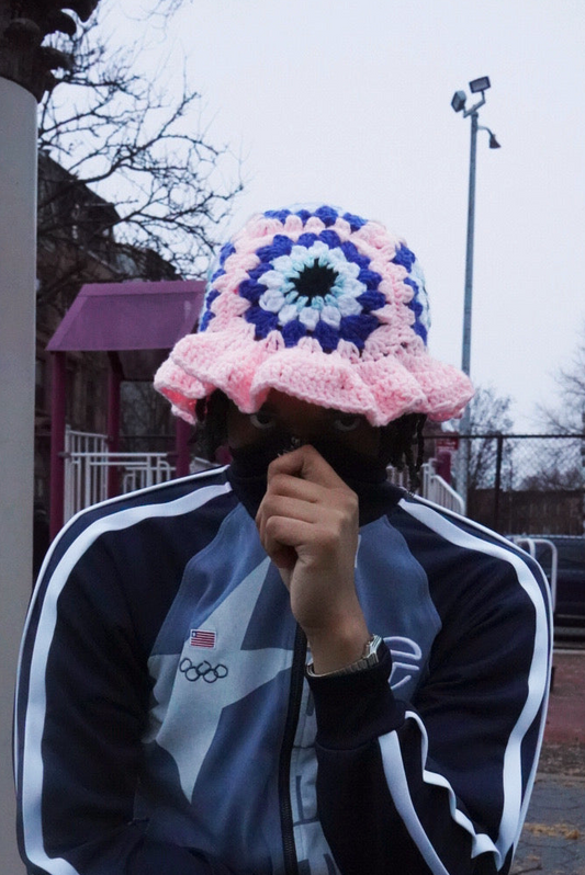 Pink Nazar Hat
